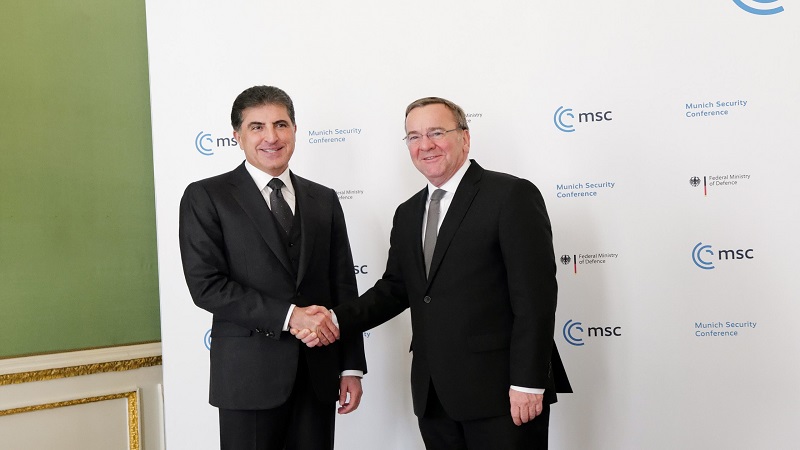 سه‌رۆك نێچیرڤان بارزانى سوپاسى ئه‌ڵمانیا ده‌كات